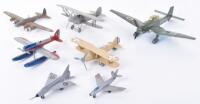 Six Diecast Aircraft Models