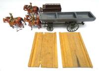 Britains repainted Britains set 1254, Royal Engineers Pontoon Section