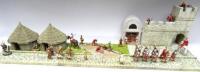 JG Miniatures Roman Road (three sections) and M43K single gate house