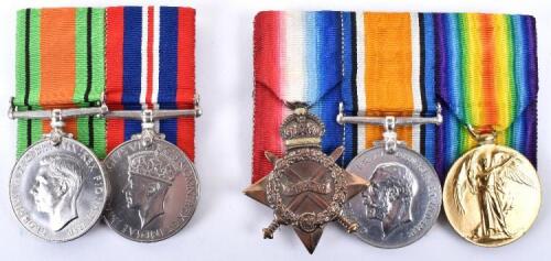 WW1 and WW2 Medal Groups