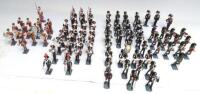 Dorset Bands of Italy etc. very neatly repainted in semi-matt finish, Band of the Carabinieri with escort