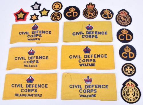Selection of Civil Defence and Civil Defence Corps Insignia