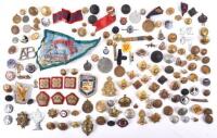 Box of British Badges and Buttons