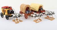 Timpo plastic Wild West horsedrawn vehicles