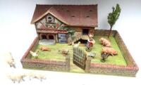 Elastolin 15132 Farmyard with Farmhouse