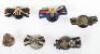 6x Imperial German & Third Reich Medal Ribbon Button Holes