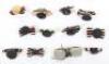 12x WW1 Medal Ribbon Bar Button Holes - 2
