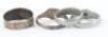 3x WW1 German Patriotic Finger Rings - 3