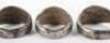 3x WW1 German Iron Cross Finger Rings - 3