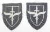 2x WW2 German Luftwaffe Flak Helferin Arm Badges