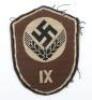 Third Reich Female Section RAD District Arm Badge
