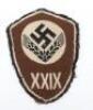 Third Reich Female Section RAD District Arm Badge