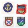 3x WW2 German Foreign Volunteer Printed Arm Shields