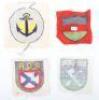 3x WW2 German Foreign Volunteer Printed Arm Shields - 2