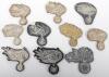 Grouping of Italian Bullion Headdress Badges - 2