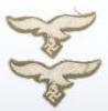 Pair of WW2 German Luftwaffe Tunic Eagles - 2