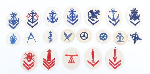 20x WW2 German Kriegsmarine (Navy) Trade / Speciality Badges