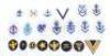 21x WW2 German Kriegsmarine (Navy) Trade / Speciality and Rank Badges