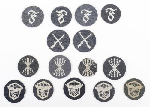 15x WW2 German Luftwaffe Trade / Speciality and Rank Badges