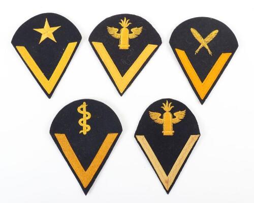 5x WW2 German Kriegsmarine (Navy) Rank Badges