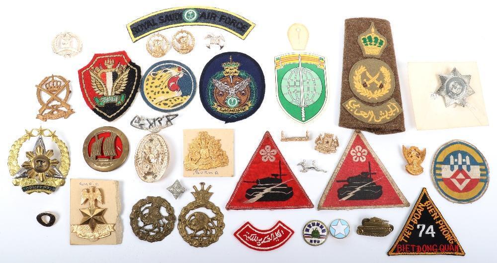 Middle Eastern Military Ranks Grouping of Middle East and Asian Nations Military Insignia