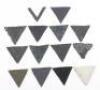 14x WW2 German Luftwaffe Rank Chevrons - 3