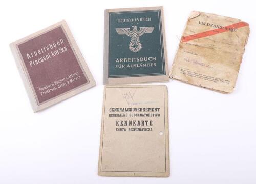 Third Reich Protectorate of Bohemia and Moravia Workers Book
