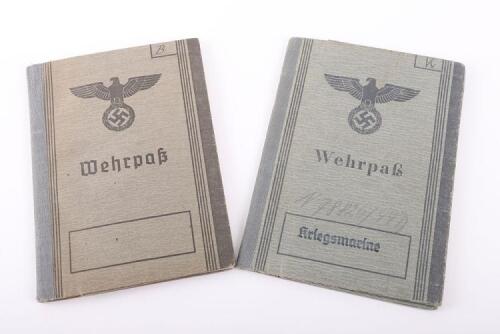 WW2 German Kriegsmarine Issue Wehrpass