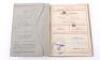 WW2 German Army Wehrpass of Normandy Defender in Nachrichten-Abteilung 709 - 5