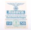 Third Reich NSKK Document Grouping of Otto Janns - 8