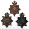 Three Metropolitan Police Kings Crown Helmet Plates - 2