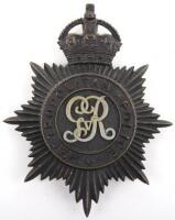 Metropolitan Police George V Helmet Plate, Kings crown