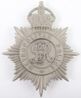 Metropolitan Police George V Helmet Plate, Kings crown