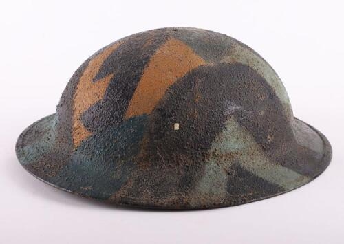 WW1 American Camouflaged Steel Combat Helmet