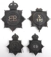 Four Metropolitan Police Badges