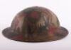 WW1 American Camouflaged Steel Combat Helmet