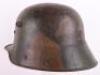 WW1 German M-16 Camouflaged Steel Combat Helmet - 5