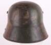 WW1 German M-16 Camouflaged Steel Combat Helmet - 6