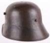 WW1 German M-16 Camouflaged ‘Post Home’ Steel Combat Helmet - 5