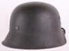 WW2 German Luftwaffe M-42 Steel Combat Helmet - 8