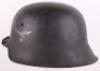 WW2 German Luftwaffe M-42 Steel Combat Helmet - 10