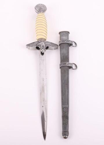 WW2 German Luftwaffe Officers 2nd Pattern Dress Dagger by F W Holler Solingen