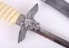 WW2 German Luftwaffe Officers 2nd Pattern Dress Dagger by F W Holler Solingen - 5