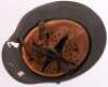 WW2 German / Austrian M-16 Transitional Steel Combat Helmet with Battle Damage - 13