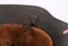 WW2 German / Austrian M-16 Transitional Steel Combat Helmet with Battle Damage - 15