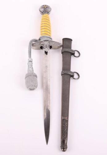 WW2 German Luftwaffe Officers 2nd Pattern Dress Dagger by Carl Eickhorn Solingen