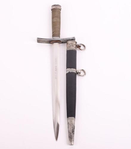 Rare Third Reich Hitler Youth Leaders Dress Dagger by E & F Horster Solingen