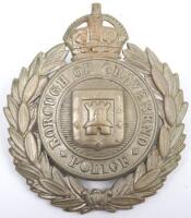 Borough of Gravesend Police Helmet Badge