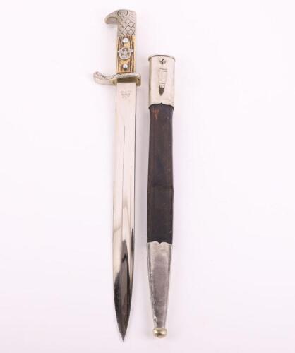 Third Reich Police Bayonet by Alexander Coppel Solingen