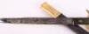 Third Reich Forestry Cutlass / Dagger by E & F Horster Solingen - 12
